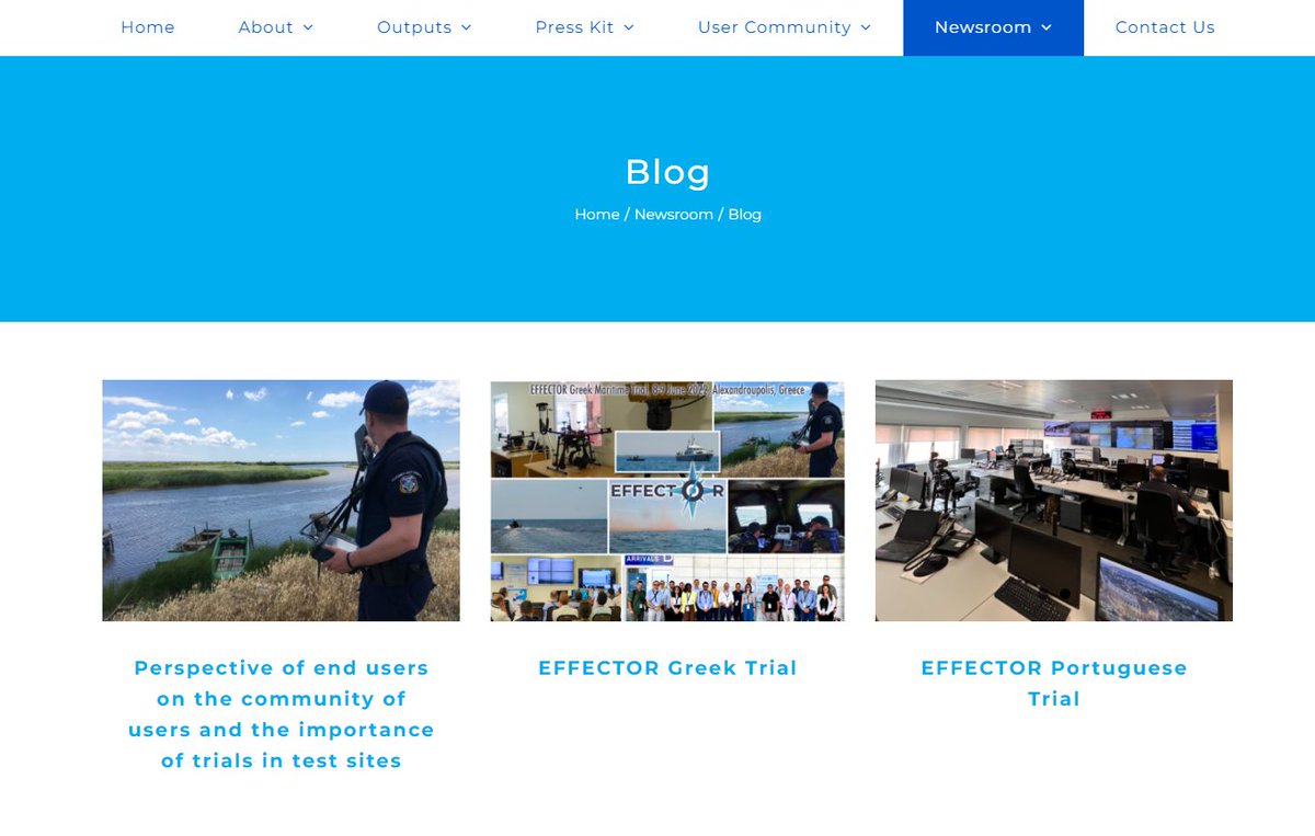 effector_h2020's tweet photo. 📢The 1⃣3⃣th #Blog_post of the #EFFECTOR_project team has been #published🗞️❗️

📌 #Final blog post created by our #project as EFFECTOR's lifecycle #ends ⌛️in Sept.3⃣0⃣th, 2⃣0⃣2⃣2⃣.

👉 Perspective of end users on the community of users and the importance of trials in test sites https://t.co/W7Xe8iYbRB