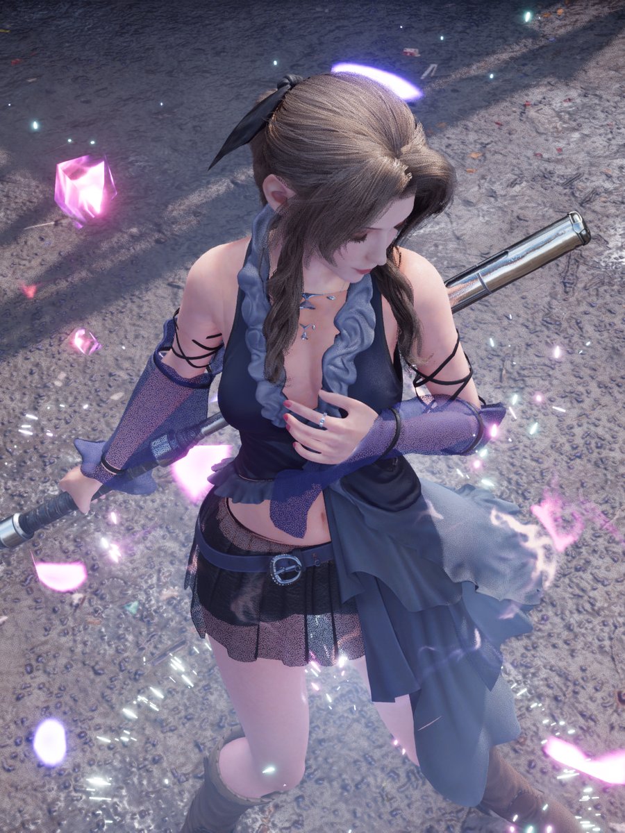 aerithfaremis1's tweet photo. 🎤💙 #Aerith #FF7Rmod #AerithGainsborough #FF7Remake https://t.co/1rZqLFZRuA