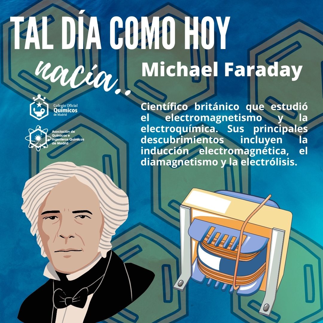Quimicos_madrid's tweet photo. Michael Faraday fue un #científico #británico que #estudió el #electromagnetismo y la #electroquímica. Sus principales #descubrimientos incluyen la #inducción #electromagnética, el #diamagnetismo y la #electrólisis.

A pesar de la #escasa #educación #formal #recibida, #Faraday https://t.co/LjNLwPlDMu