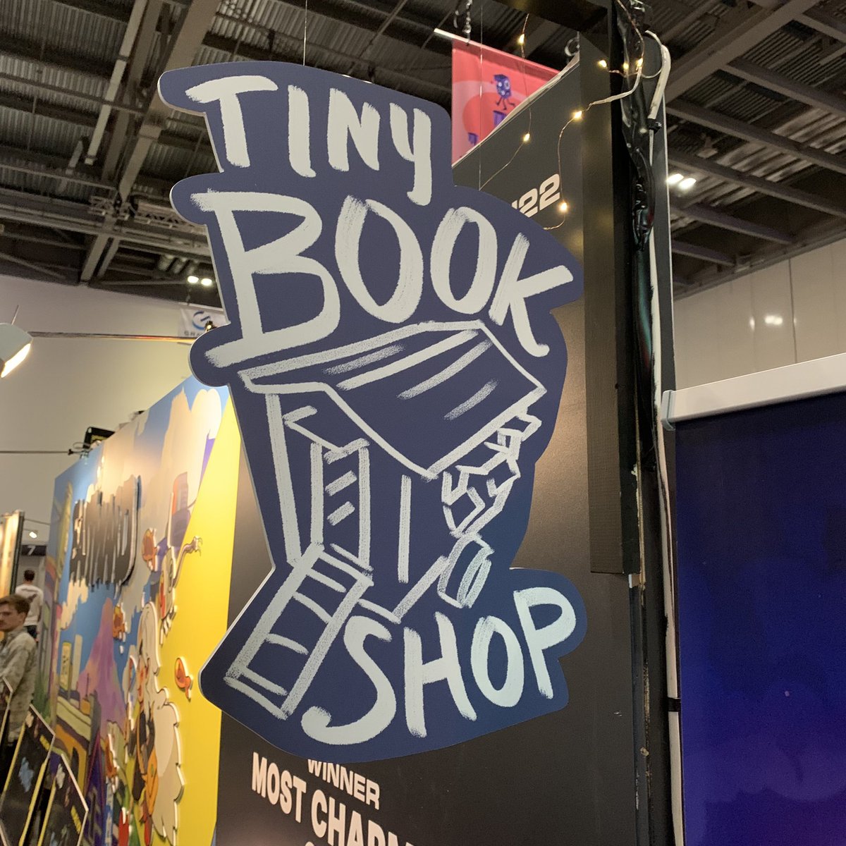 Aaaaaand <a href="/EGX/">EGX</a> is now OPEN! 🙌

We're here showing <a href="/eastwardgame/">Eastward : welcome to Octopia!</a> and <a href="/WildfrostGame/">Wildfrost ❄️</a> (with an EXCLUSIVE demo!).
We also have Tiny Bookshop (by <a href="/neoludic/">Tiny Bookshop ✨ OUT NOW!!!!!!</a>), the winner of "Most Charming Game" of #IndieCup2022! 

Come by and say hello! 👋 #EGX2022