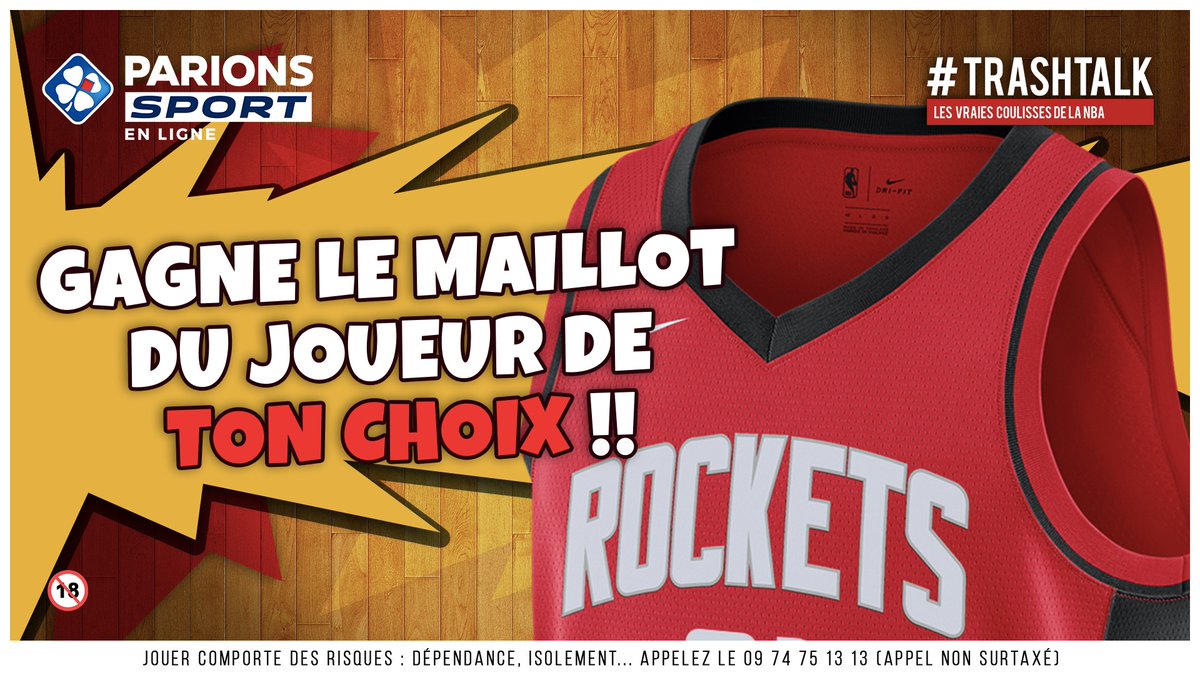TrashTalk_fr's tweet photo. 🎁 JEU-CONCOURS ! 🎁 

Avec les #30PREVIEWSEN30JOURS, TrashTalk et ParionsSport te font gagner 1 maillot par jour !! 😱

🚨 GAGNE LE MAILLOT DU JOUEUR DE TON CHOIX CHEZ LES ROCKETS !! 🚨

Pour participer :

1⃣ RT CE TWEET 
2⃣ FOLLOW @TRASHTALK_FR ET @PARIONSSPORT

(TAS LE 29/09) https://t.co/mTBHfTNmbp