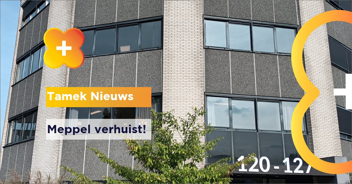 tamek_NL's tweet photo. Tamek Meppel verhuist op vrijdag 23 september naar één van de iconische ronde kantoorgebouwen op Blankenstein in Meppel.

Tijdens de verhuizing zijn beide vestigingen gesloten voor bezoek. 

Vanaf maandag 26 september 2022 bent u van harte welkom op Blankenstein 125 te Meppel. https://t.co/2Z1Xdu3lo2