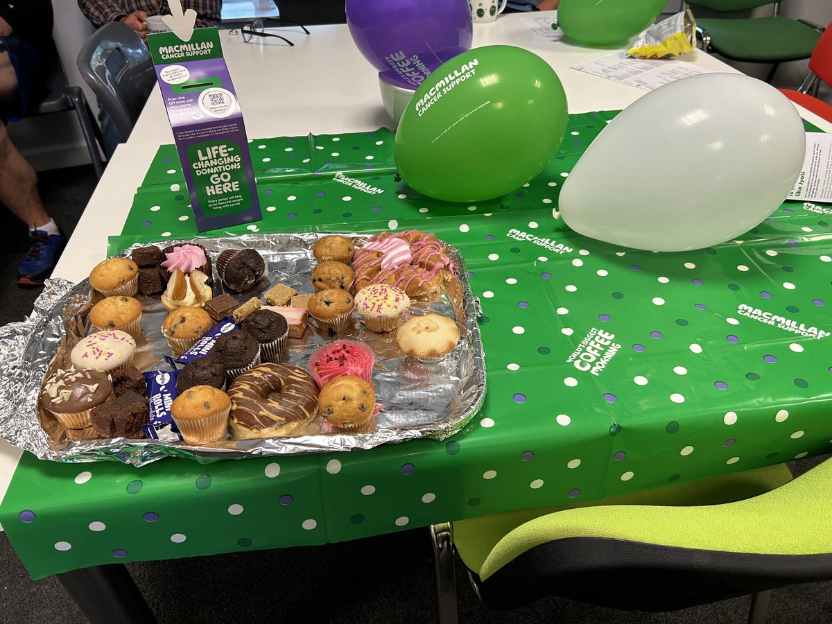 mathswithmandy's tweet photo. It’s cake time!! @stphilipsplains @macmillancancer @MacmillanScot https://t.co/RcTMLoJkJH