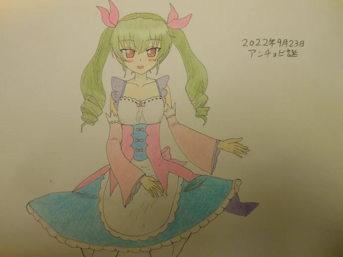 9月23日:アンツィオ高校の隊長であるアンチョビ姐たん、誕生日おめでとうございますー。ドゥーチェ!ドゥーチェ!ドゥーチェ!ドゥーチェ!ドゥーチェ!。#アンチョビ生誕祭2022#garupan 