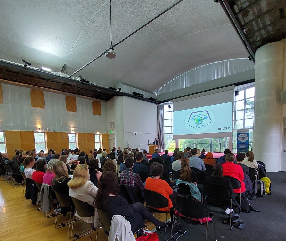 We are delighted to be in Devere Hall today supporting the "from Molecules to People" Research Conference.