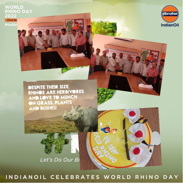 IndaneBp's tweet photo. #World_Rhino_Day
#22Sept2022
#Celebration_at_PrayagrajBP

@IOCL_UP @SanjivKakkar3 @thakurkm007 https://t.co/QcR8WIUtc0