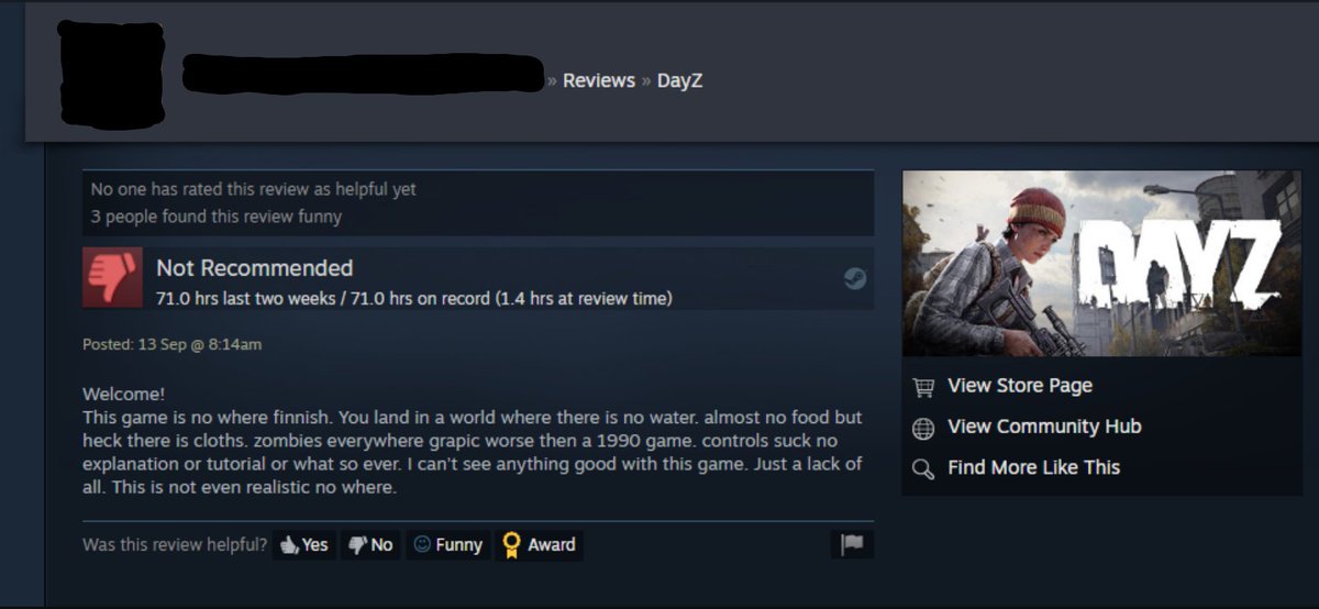 You just know the review is gonna be banging right off the bat when it starts with a WELCOME!

😂ngl this was probably my initial reaction to <a href="/DayZ/">DayZ 🖥 🎮 ❤️</a> when i started playing DayZ back in 2014