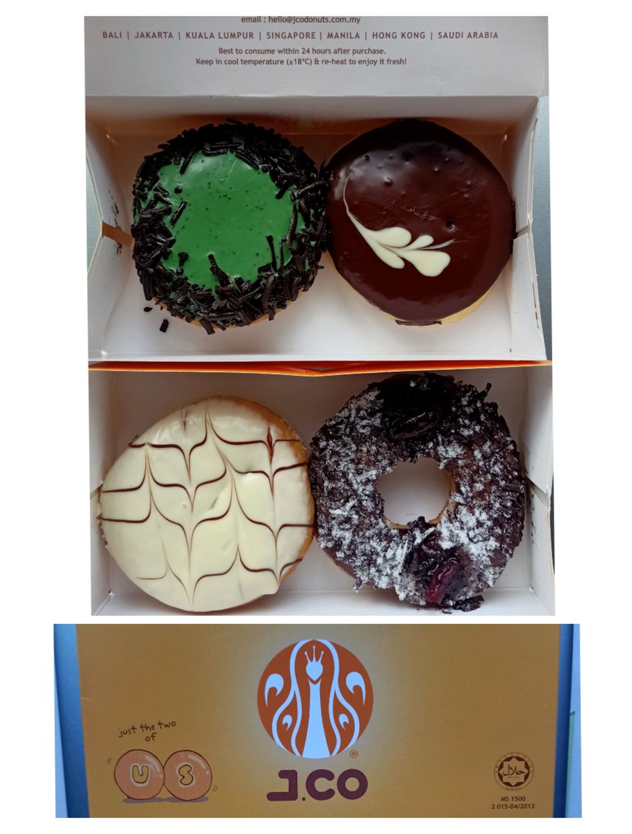 Shanaliag's tweet photo. Tea time snack... 😋
#doughnuts #jcodonuts #donuts
#teatime #snack #yummy #sogood https://t.co/jG21jJrTZl