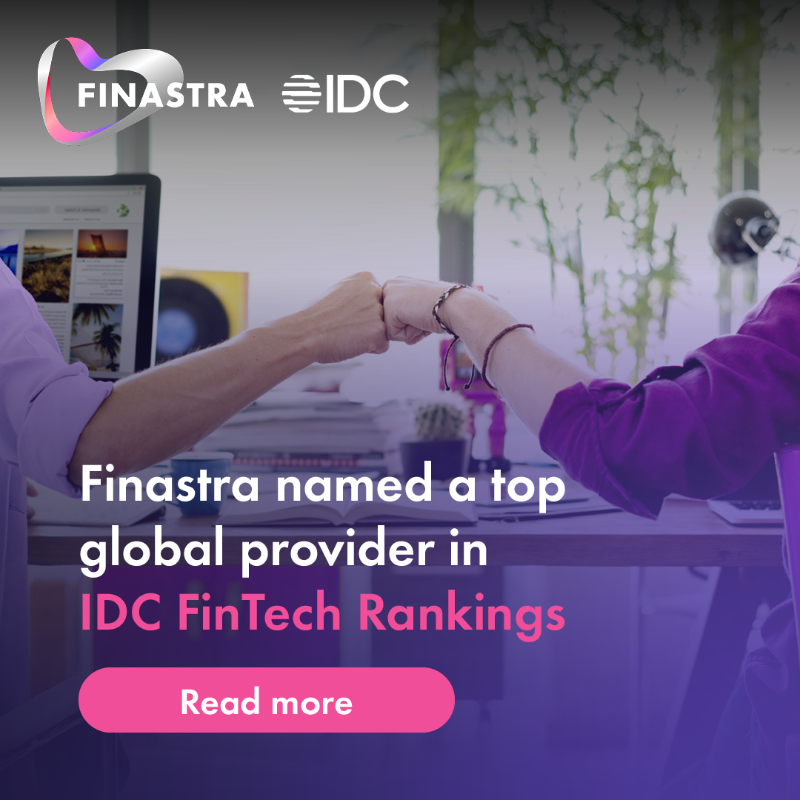 FinastraFS's tweet photo. “This represents a significant achievement for Finastra and is testament to our continued growth as we focus on bringing innovative solutions to financial institutions around the world.” ꟷ Simon Paris, CEO, @FinastraFS

📣 @IDC