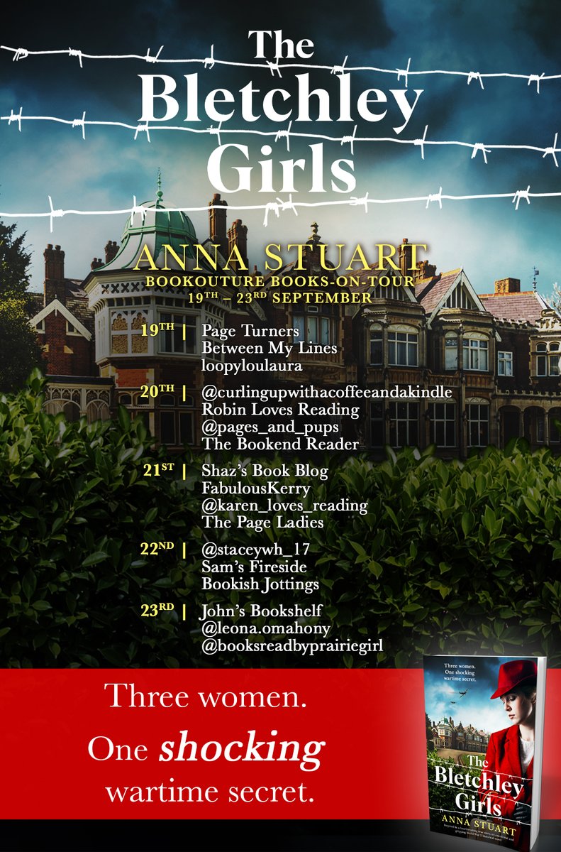 sams_fireside's tweet photo. My turn for Books on Tour and The Bletchley Girls by Anna Stuart. Check out my review on my blog...
https://t.co/GqNZ9ljW5A
#thebletchleygirls #netgalley #bookouture #booksontour #annastuart #historicalfiction #warfiction #truevents #wwii #bookreviews #bookreviewer https://t.co/967wfEhBRY