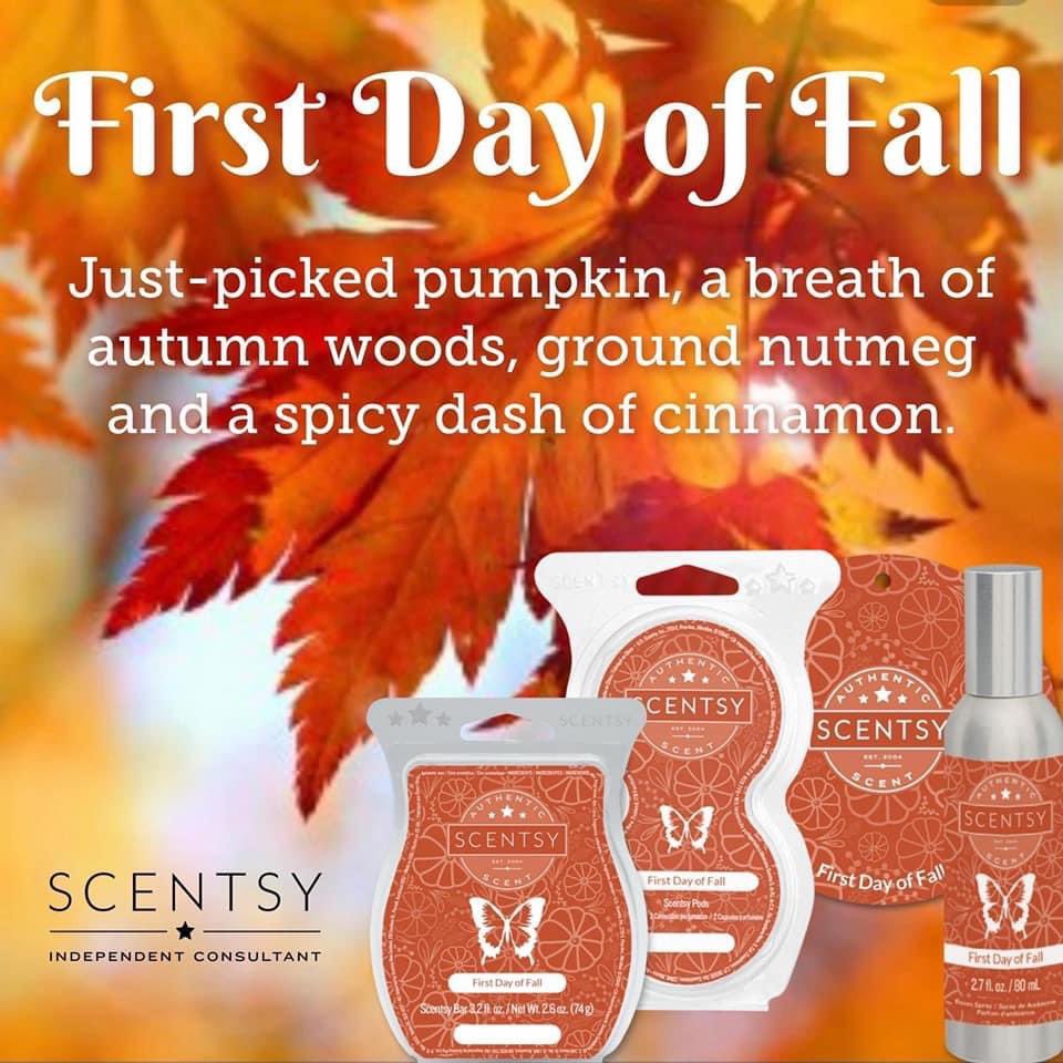 TKLam07's tweet photo. ππΏπHappy First Day of FallππΏπ
Fill your home with the scent of fall! Shop our First Day of Fall line! ππ» https://t.co/aYSrGY5fvpππ»
#elktonva #scentsy #scentsybar #elktonwaxboss #waxboss #joinourteam #firstdayoffall #warmer #diffusers #pods #traveltwists #scentsyyourspace https://t.co/IhAgIsTZGL