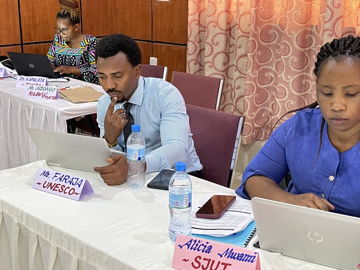 GertrudeSima's tweet photo. Day3:Ongoing consultative technical workshop for #HLIs Universities on formulation of OHS &amp; HIVAIDS Workplace Policies&amp;Programs organised by @TUCTA1 with @ILO_EASTAFRICA support #UBRAF @UNAIDSTanzania, @unescodar and @UNFPATanzania collaboration @tacaidsinfo https://t.co/xPnWY4hyDt