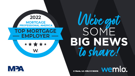 Culture, collaboration, employee growth & satisfaction are at our core, and we constantly strive to meet the evolving needs of today’s workforce. That's why 
@MPAMagazineUS named us a 2022 #TopMortgageEmployer. Visit wemlo.io/careers. bit.ly/MPAAward2022