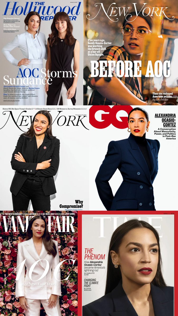 What AOC's many magazine covers prove is that Politics is no longer ...