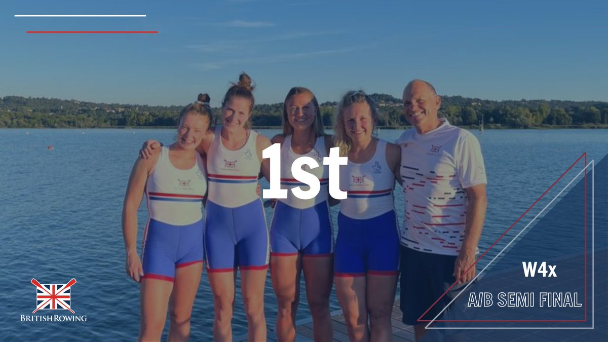 @jessleyden @lucy_gloverx @Leander_Club @WarringtonRowC @EdinburghUniBC @ScottishRowing Another dominant performance from the #GBRowingTeam sees the W4x take a first place finish in the A/B semifinal, earning their spot in the A Final 💪 #WRChamps