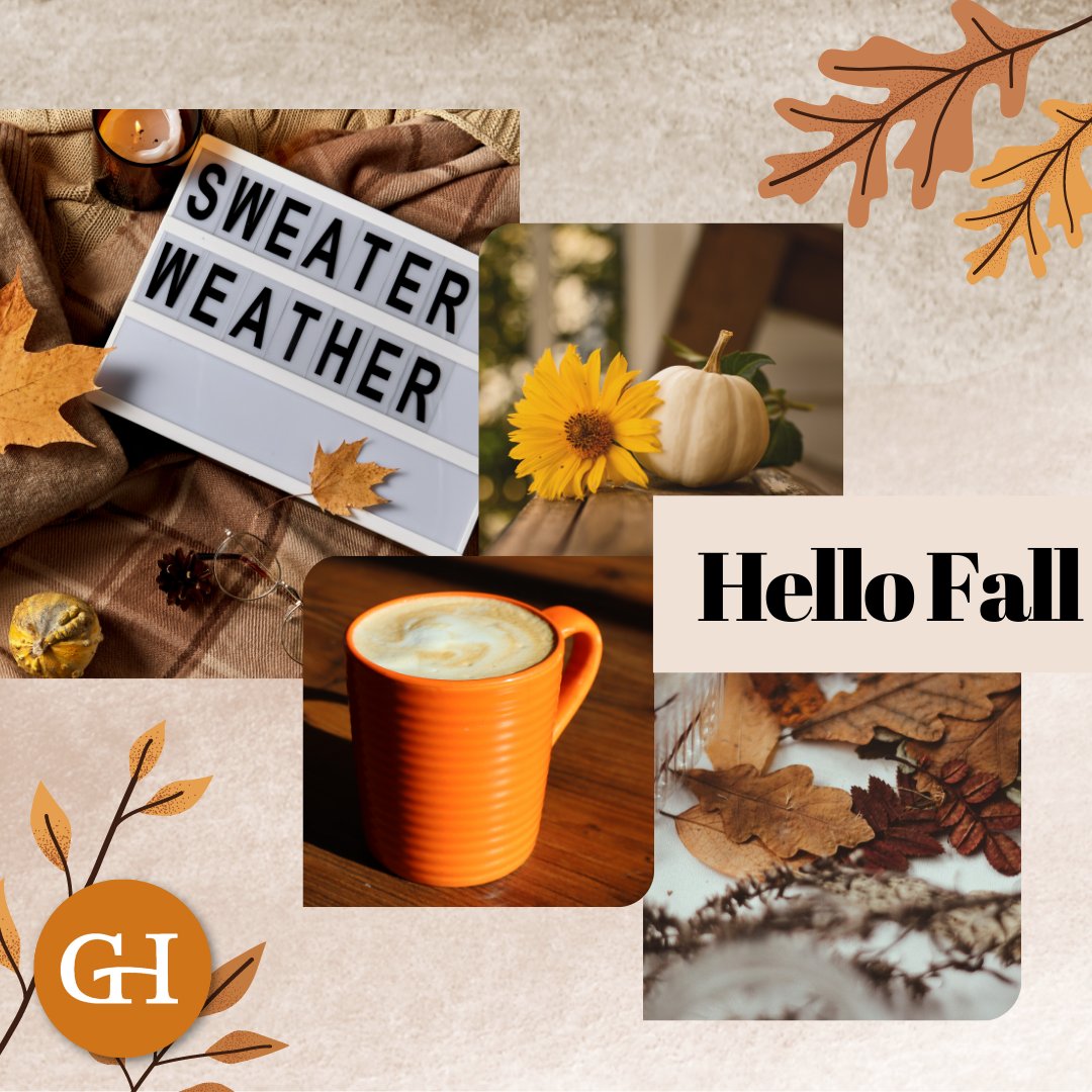 GILLESPIEHALL's tweet photo. It’s the first day of #Autumn… 🍂  Grab anything pumpkin-spiced and let's get to work on your 2023 marketing goals! #PurposefulCommunication https://t.co/jxnehzKIU1