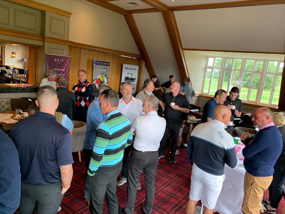 BPIF Labels Autumn golf day is in full swing at Carden Park! #BPIFlabels #labels #print #golf