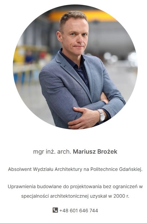 MuzyczukBrozek's tweet photo. Drogi Przedsiębiorco!
Czy szukasz architekta, który ma pomoże ci zrealizować Twoją inwestycję? Ma doświadczenie w projektowaniu dla biznesu? Wie, jak sobie poradzić z przeszkodami? Dobrze trafiłeś, więc zadzwoń: mgr inż. arch. Mariusz Brożek, tel. +48 601 646 744 https://t.co/CzxVoiQruo