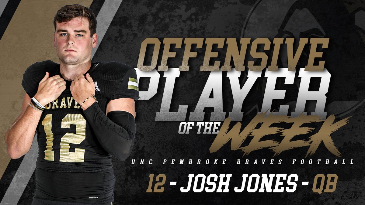 Congratulations to Josh Jones for being named week 3 Offensive Player of the week #Premier