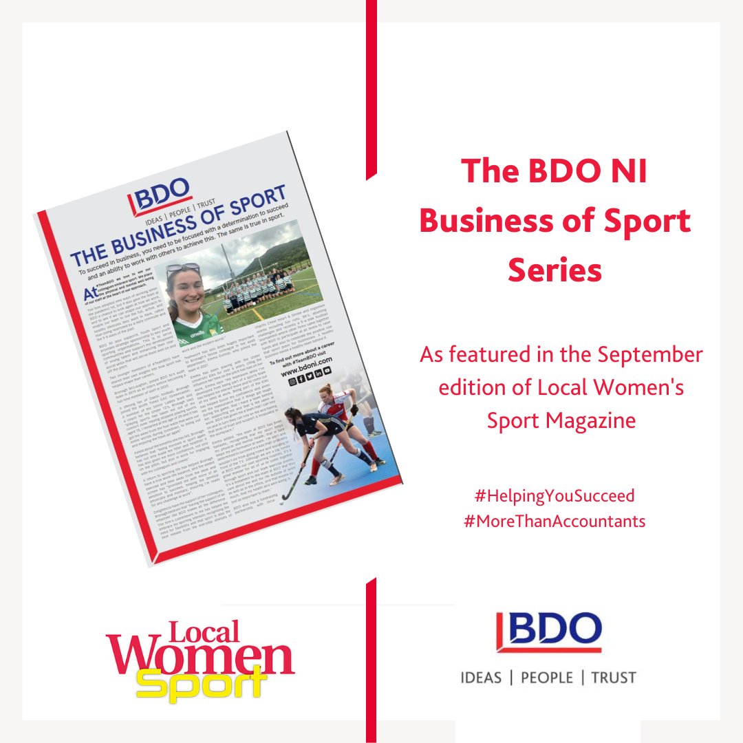 BDONI's tweet photo. Emma & Bronagh of #TeamAudit are featured in the 1st of our Business of Sport series with @LocalWomenMag Sport Magazine! Discussing how sport has helped them both personally & professionally, this is a great read for all professionals who have sporting passions!#HelpingYouSucceed https://t.co/sy0wFQwQtr