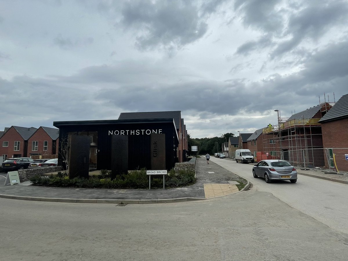 DanAtPlace's tweet photo. Great morning filming at @NorthstoneUK’s Glisk development in Ellesmere Port with @DavidPlaceNW and @CoetseeAtPlace. 10 points if you know what Glisk means (no Googling). https://t.co/3zOFSt8XNc