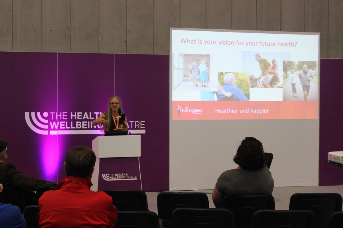 firefighters999's tweet photo. If you’re at the #EmergencyServicesShow, pop by Stand S45 - our team would love to see you and introduce our #wellbeingzone.

Our Wellness and Behaviour Change Coaches, AJ and Mike, have also given talks on maturing healthily and inner strengths, did you catch them? #ESS2022 https://t.co/B3WOhsvehW