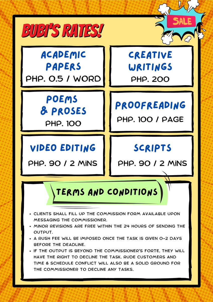 💥 I can do this all day. 

Bubi is now officially a comic boi! And just like a superhero, you can be well sure he'll help you in everything—even with your academics. Check him out!

Vouches: #KomisyonNiBubi 💥