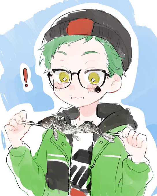 ※ショタ化焼き魚の素材を使いたかったので… 
