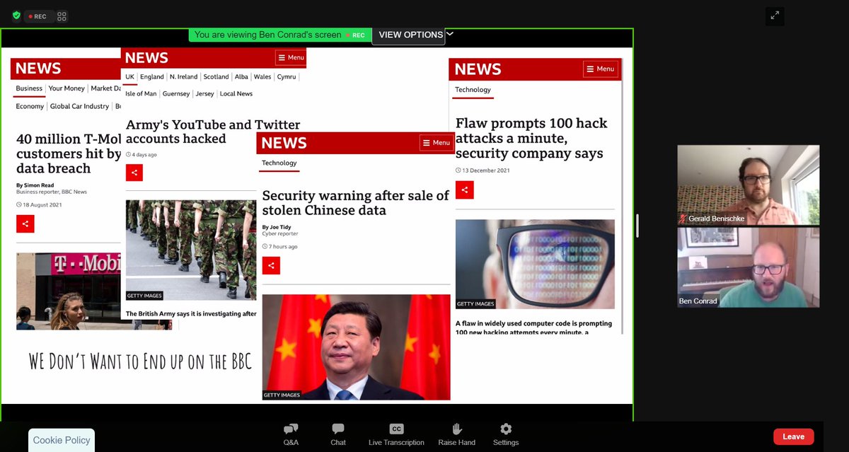 agileindia's tweet image. &quot;We don&apos;t want headlines like these&quot; says Ben Conrad in his talk &quot;Securing digital services at HMRC Digital&quot; #live at #AgileIndia 2022

#AgileSecurity #AgilityforEfficiency #AppSec 
@giskard23