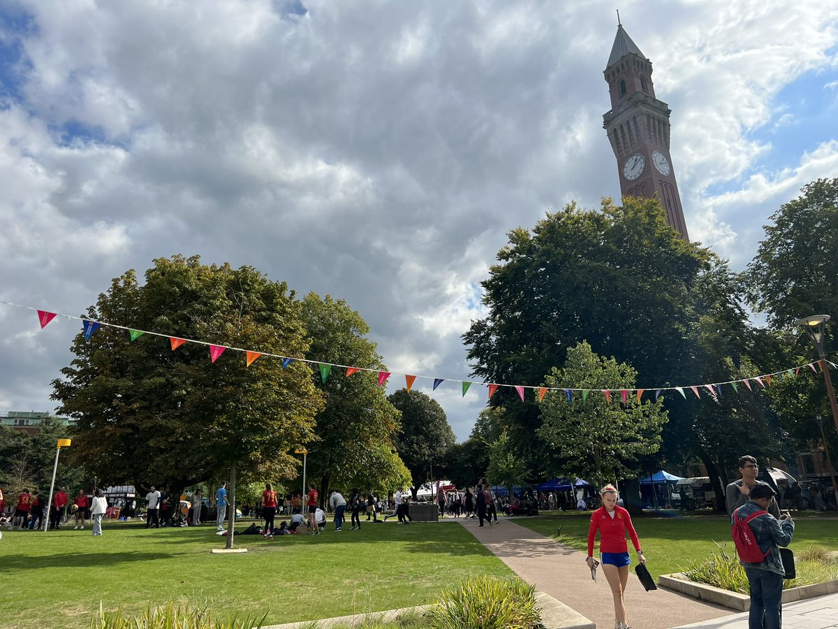 Lovely to be on campus for Welcome Week 😍 It’s my 3rd September at UoB but my first on-campus welcome due to the pandemic and the fact that this time last year I was in labour… not sure how I have an almost 1 year old!