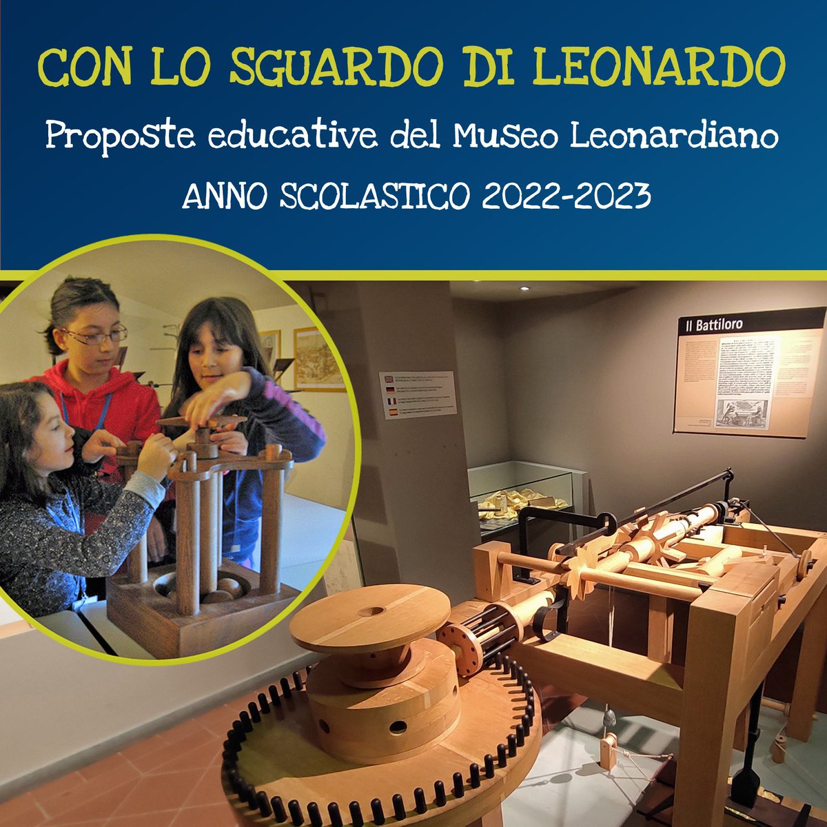 museoleonardo's tweet photo. Scopri le nuove proposte educative per l'anno scolastico 2022-2023 sulla pagina Educational del nostro sito: https://t.co/9BLDjNc8LF
#museoleonardiano #scuola #didattica #laboratori https://t.co/8HBCY8knJQ