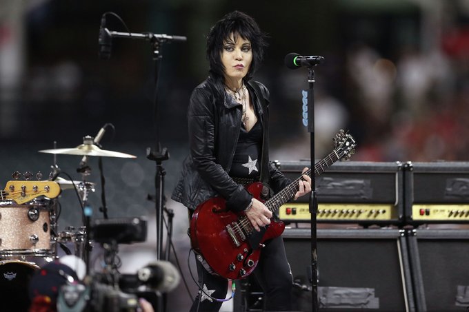 Happy 64th Birthday to Joan Jett , Because she still don\t give a damn about her bad reputation ! 
