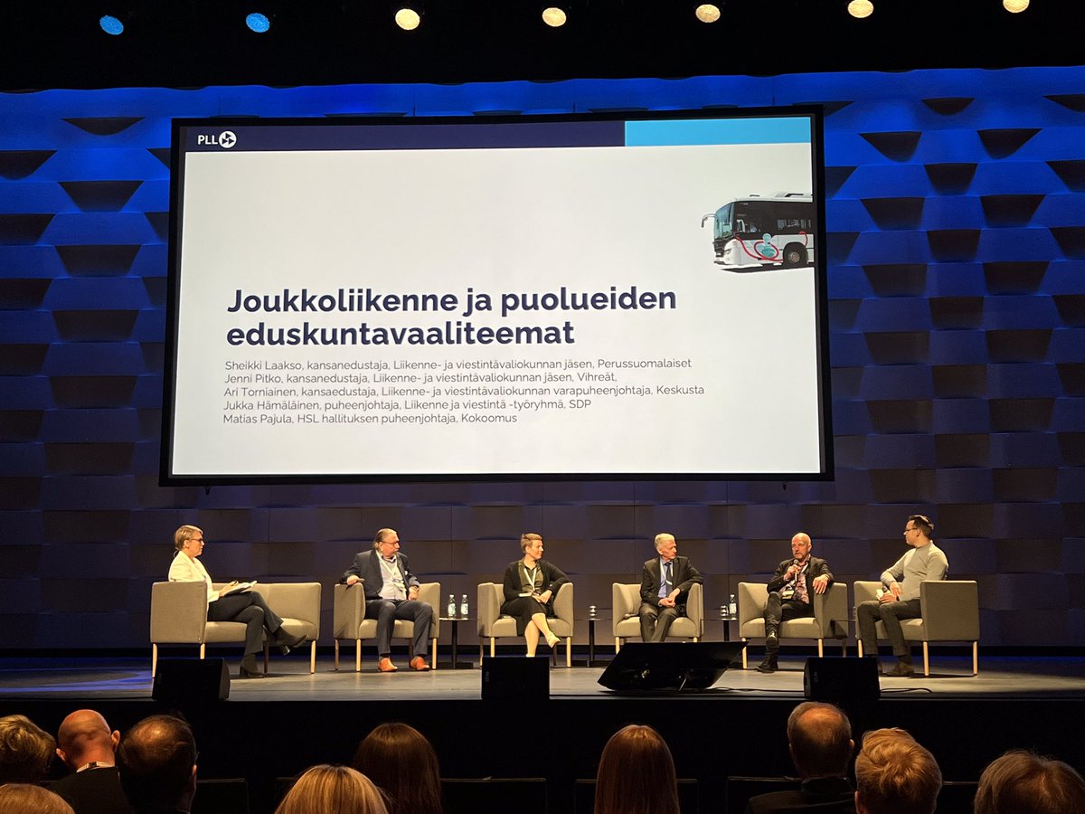 Kovin on erilaiset näkemykset joukkoliikenteestä eri puolueilla  #Paikallisliikennepäivät’llä 🚌🚉🚇🚅 #joukkoliikenne <a href="/4pt_fi/">Paikallisliikenneliitto</a> @jhamalainen66 <a href="/JenniPitko/">Jenni Pitko</a> <a href="/TorniainenAri/">Ari Torniainen </a> @LaaksoSheikki <a href="/PajulaMatias/">Matias Pajula</a> <a href="/persut/">Perussuomalaiset</a> <a href="/vihreat/">Vihreät - De Gröna</a> <a href="/keskusta/">Suomen Keskusta</a> <a href="/Demarit/">Sosialidemokraatit</a> <a href="/kokoomus/">Kokoomus</a>