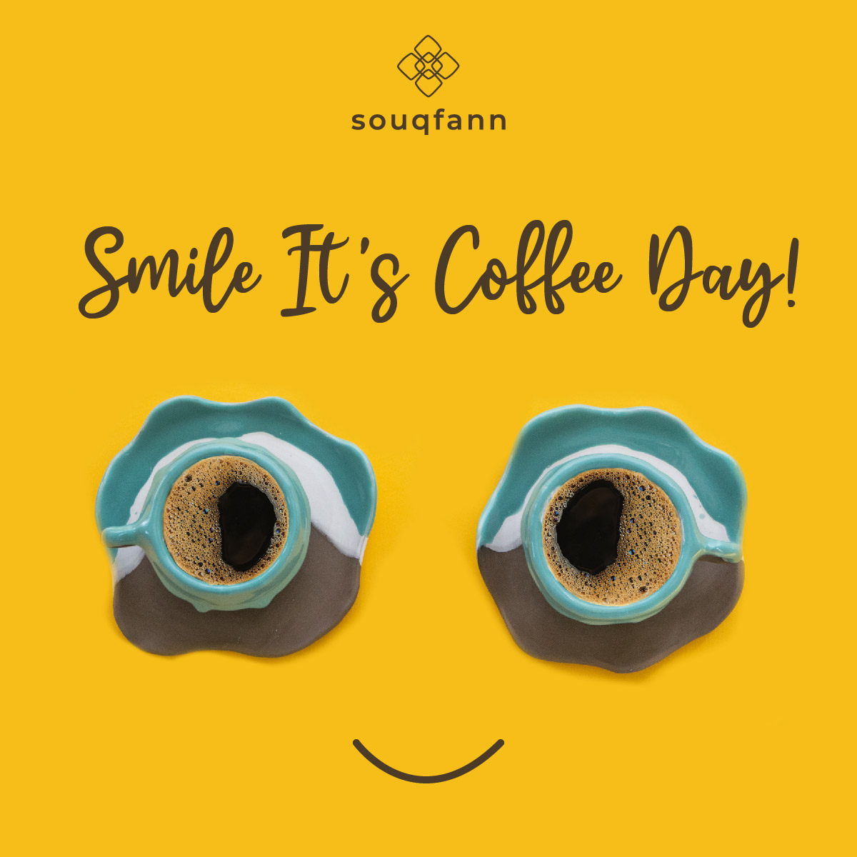 It's International Coffee Day and we have new coffee mug colors available! You can now get this cute mug in pink, blue, white, and brown! Check them out !
souqfann.com/sellers/Hand-A…

#souqfann #madeinhordan #mugs #coffee #international_coffee_day