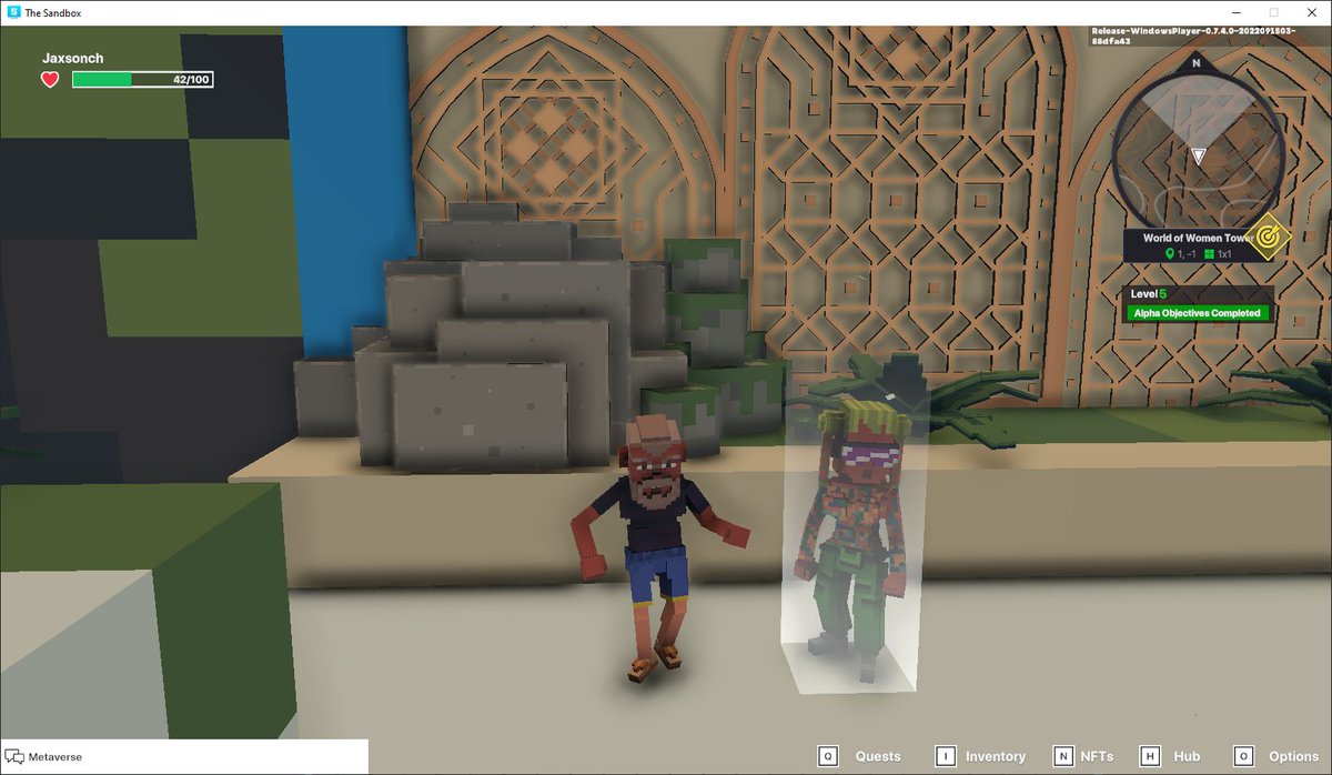 Jaxsonch1's tweet photo. @TheSandboxGame @worldofwomennft I just participated in the #SandboxAlphaS3Giveaway for a chance to win 500 SAND! Found the hidden room in World of Women Tower, check out my screenshot below!
👇 https://t.co/2pbjqBi6VK