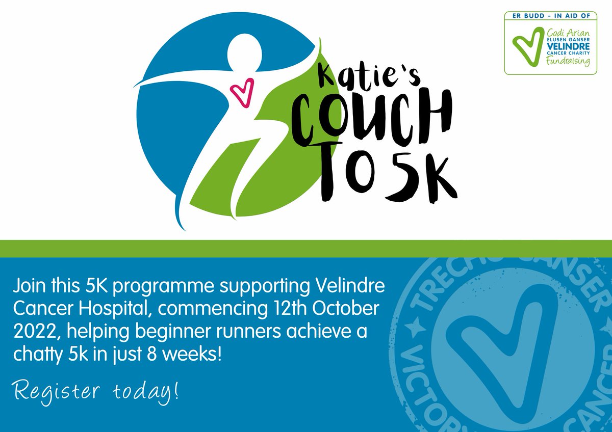 Velindre Running Coach, Katie Brickle is hosting a Couch To 5K running programme for beginners that will get you fit and feeling fabulous in time for your Christmas party ✨

To register your interest and find out more, click here 👇
cognitoforms.com/VelindreFundra…