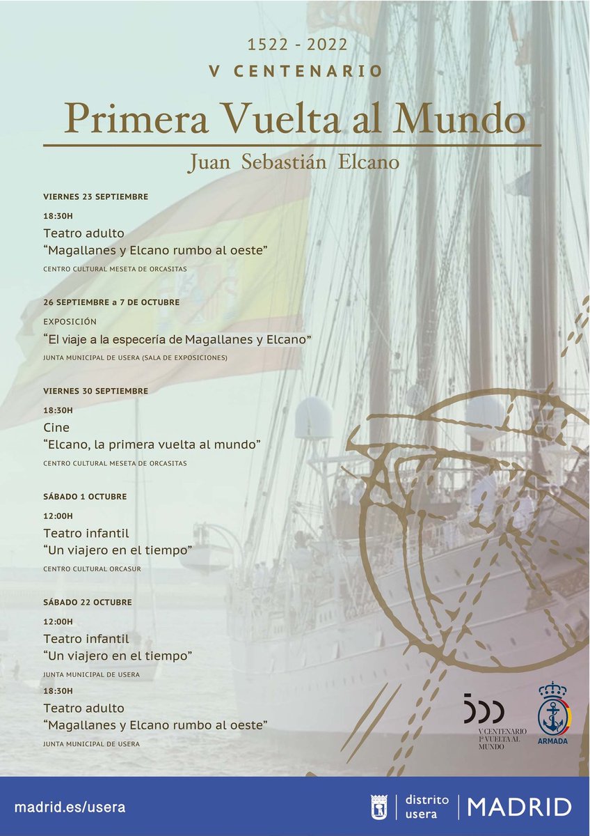 jmd_usera's tweet photo. Programación especial del V Centenario de la Vuelta al Mundo de Juan Sebastián Elcano #useraen+. Más info:👇👇 https://t.co/vDqGEEYbgE