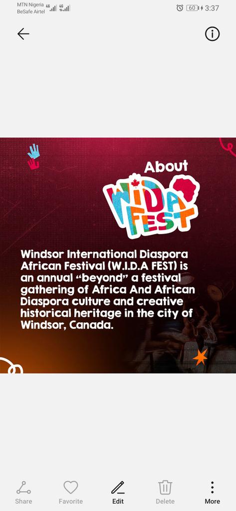 The culture of a people is what marks them out distinctively from other human societies in the family of humanity and WIDAFEST is about to bring you up-close to the African cultures you never knew. 
#Widafest #Zalentcreatives #Widafestival #Widafest2023
#Elonmusk #LagosSwindlers