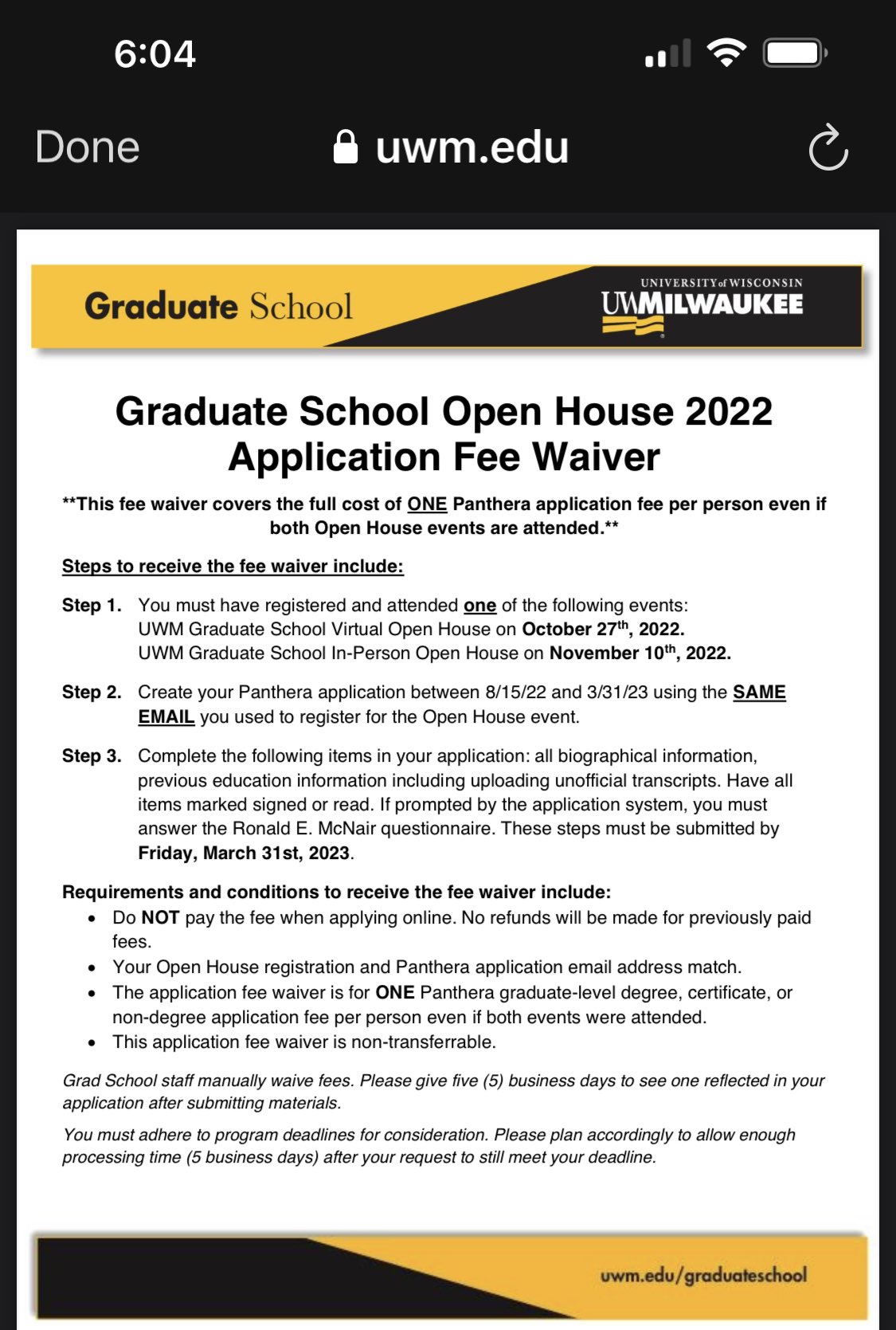 felo-anifel-on-twitter-app-fee-waiver-date-for-university-of-wisconsin-at-milwaukee-position-yourself-https-t-co-grzrajtmu3-twitter