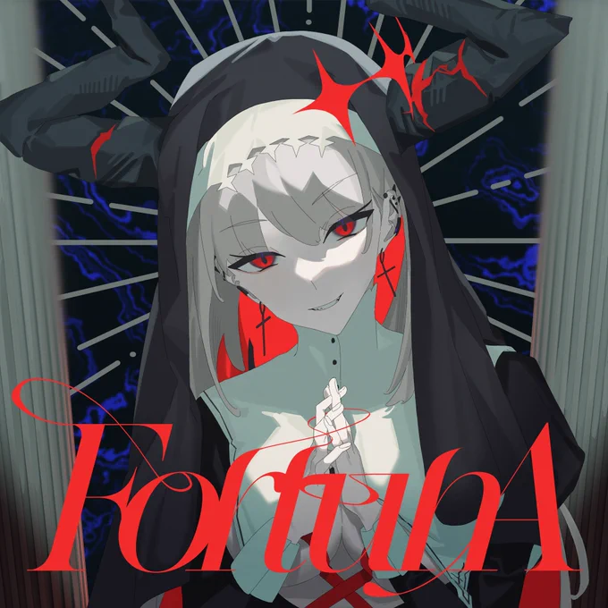 参加楽曲「FortunA」にてジャケット描かせていただきましたー!曲も顔も最強!!!#event_bof#BOFET 