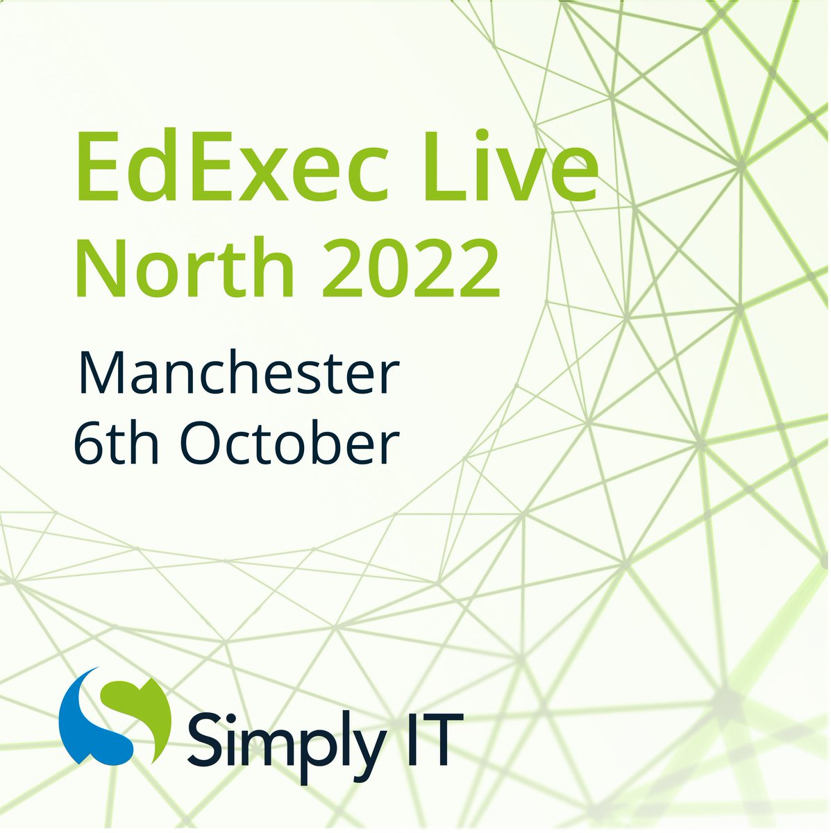 SimplyIT_UK's tweet photo. We are heading north! We will be at @edexecย Live North in Manchester on Thursday 6th October. Please do come and say hello... #edexec #sbl #schoolbusinessleaders #edutech https://t.co/JUpmhxIqYb