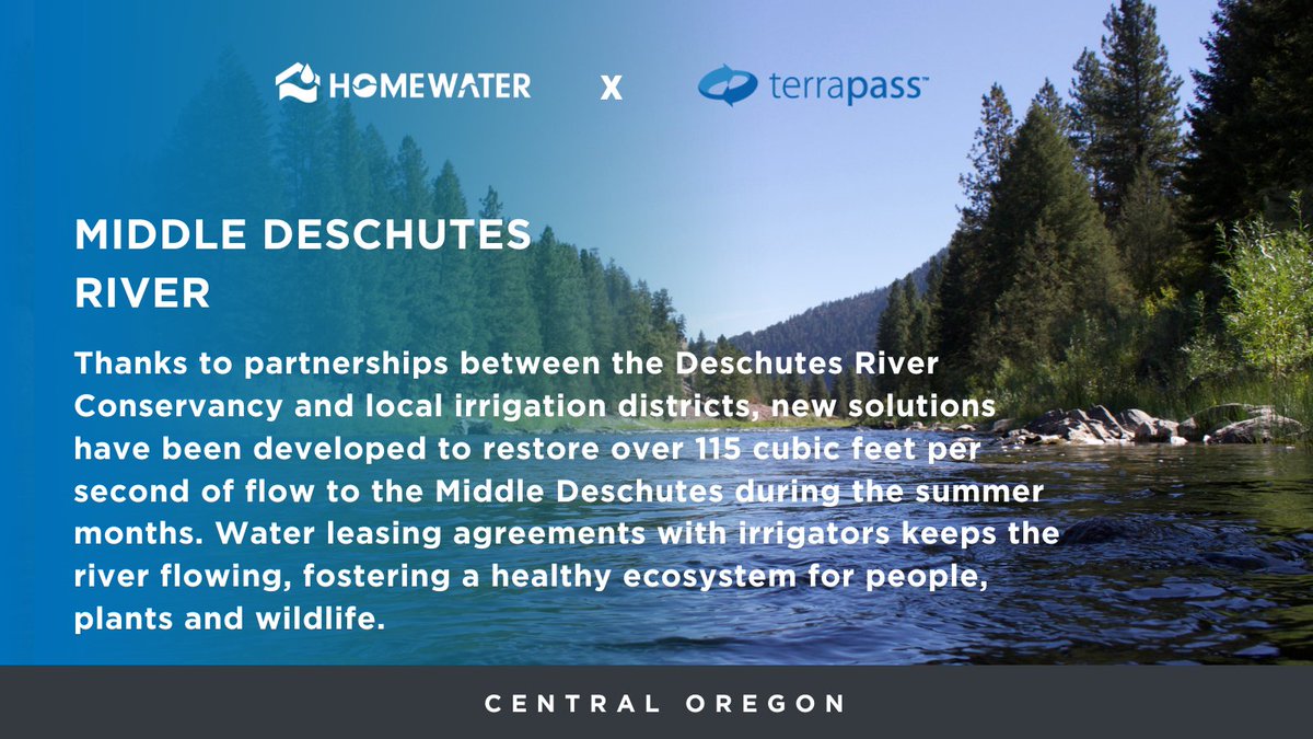 HomeWaterCorp's tweet photo. Your water restoration subscription helps fund carefully selected and certified water restoration projects throughout North America, powered by Terrapass. Together we can make a difference and help secure a clean water future for all. https://t.co/zOpgtvf6Dn #waterrestoration https://t.co/nlJKzLmrZB
