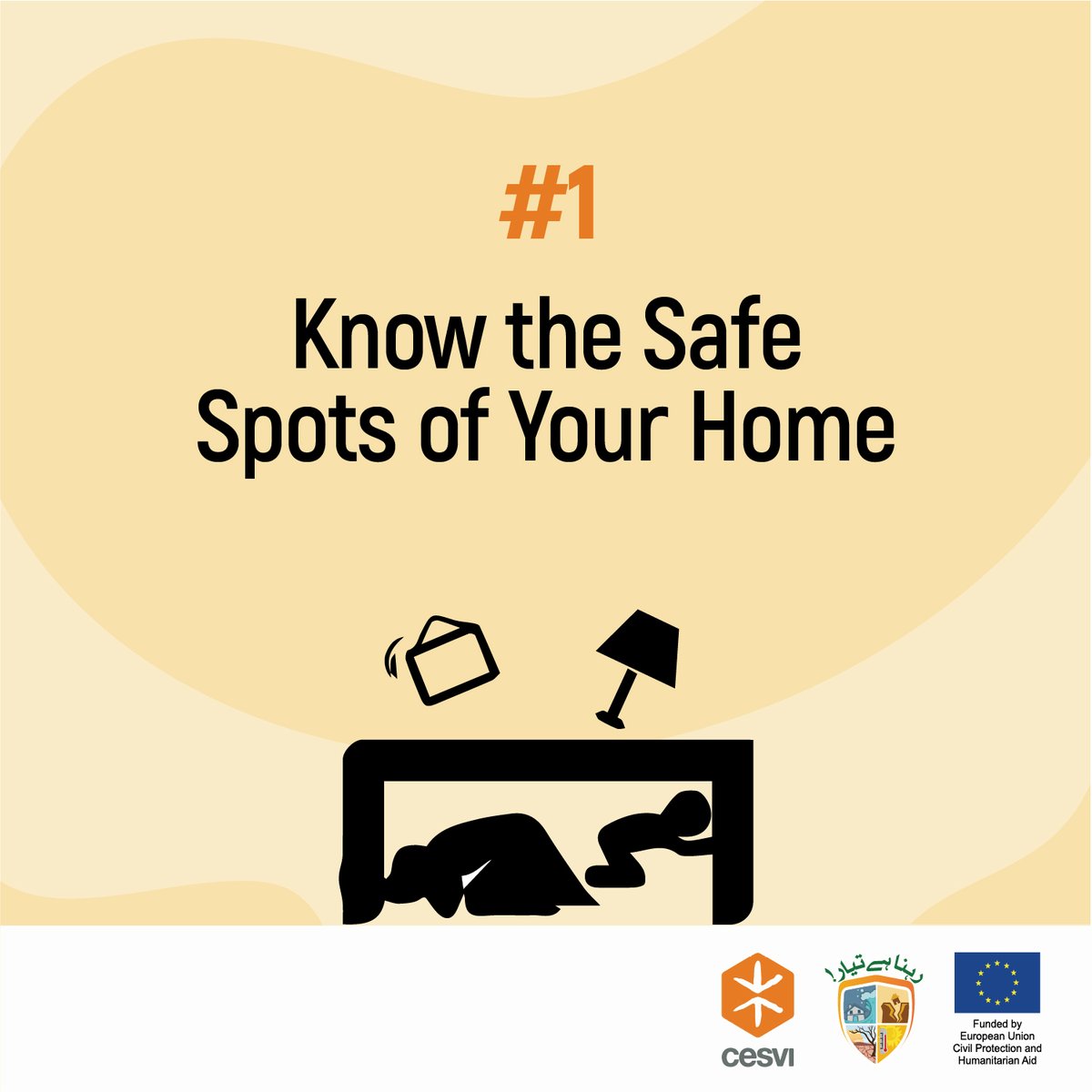 CesviPakistan's tweet photo. #DisasterPreparedness
Communities, families, and individuals should know what to do in the event of any natural disasters. 
Learn how you can minimize the impacts of an earthquake through these easy steps
#رہناہےتیار
#rehnahaitayaar
#ResilientCommunities
#CesviInPakistan https://t.co/H6KGproptp