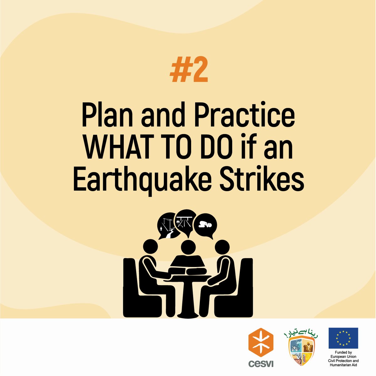 CesviPakistan's tweet photo. #DisasterPreparedness
Communities, families, and individuals should know what to do in the event of any natural disasters. 
Learn how you can minimize the impacts of an earthquake through these easy steps
#رہناہےتیار
#rehnahaitayaar
#ResilientCommunities
#CesviInPakistan https://t.co/H6KGproptp