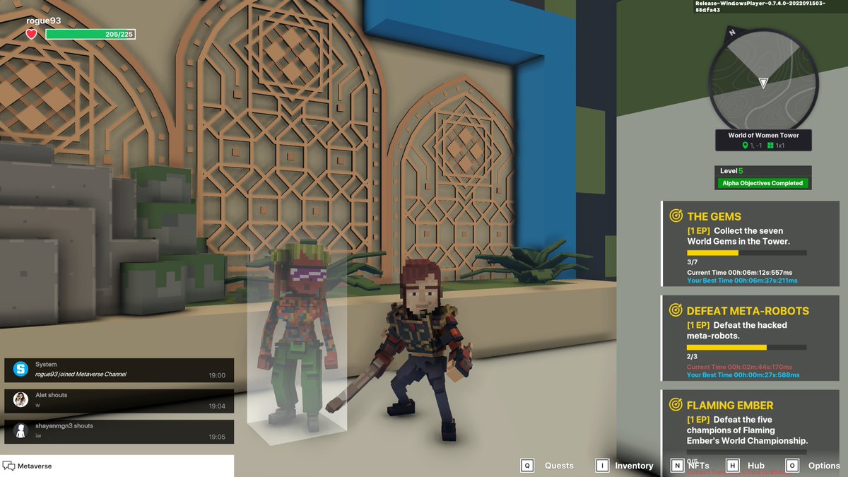 PhyllisErnest's tweet photo. @TheSandboxGame @worldofwomennft I just participated in the #SandboxAlphaS3Giveaway for a chance to win 500 SAND! Found the hidden room in World of Women Tower, check out my screenshot below!
👇 https://t.co/eR0QZdq97I