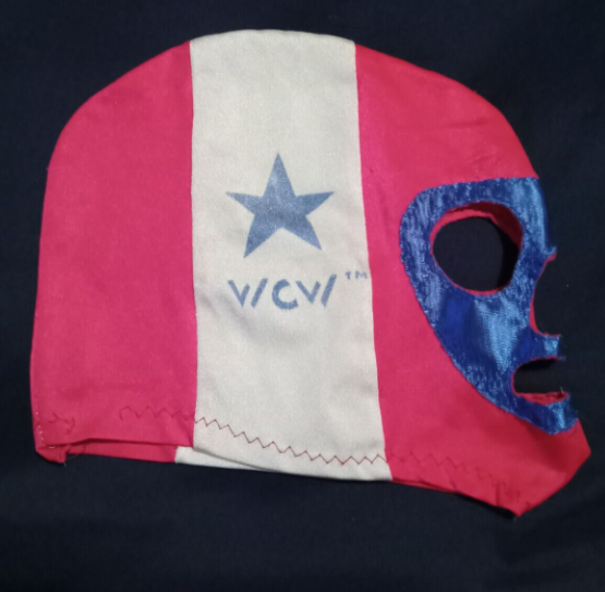 WCWTFPodcast's tweet photo. #WCWWorstMerch @WWE 

I have no clue where this mask came from, any of our residential WCW historians have any idea?

I'd like to think they were going to put Christopher Daniels under this hood and have him job out weekly to Van Hammer on Saturday Night. https://t.co/a1PqWkJ826