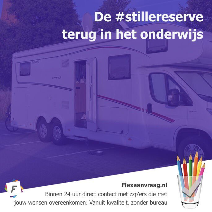 flexonderwijs's tweet photo. We gaan voor een #krimpendtekort! Hoe? 

Door de uitstromers (stillereserve) uit te dagen vanuit hun meerwaarde en autonomie terug te keren. Op deze manier zorgt flexibiliteit vanuit het zzpschap voor flexibiliteit binnen het kernteam en groeit het personeelsbestand. Deze week.. https://t.co/e8ydw5bCjs