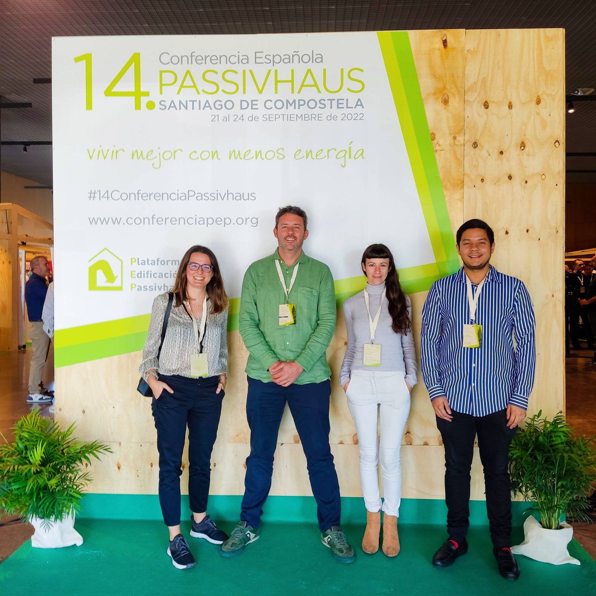 El equipo de <a href="/Praxis_rb/">Praxis Resilient Buildings</a> presente en la 14a Conferencia Española #Passivhaus en #Santiago