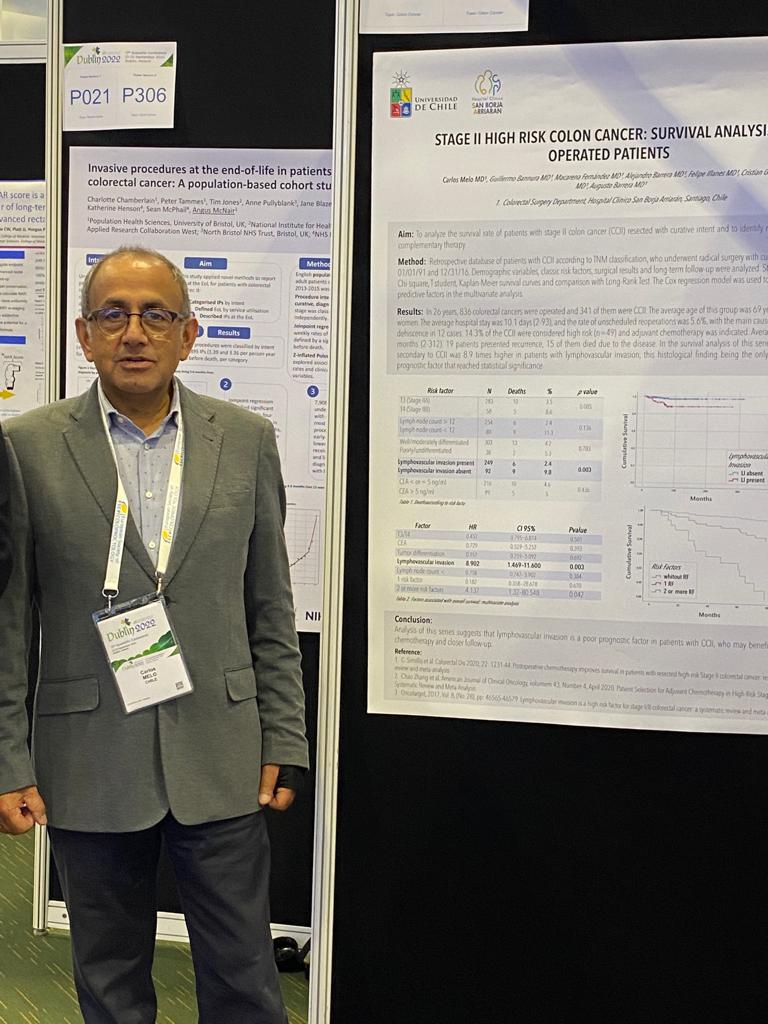 Augusto Barrera (@augustobarrera8) on Twitter photo Dr. Melo 🇨🇱 and Stage II HR Colon Cancer: Survival Analysis in Operated Patients by Colorectal Surgery Team of <a href="/hcsba/">Hospital Clínico San Borja Arriarán</a>
.
. Now in Forum 🇮🇪☘️
.
<a href="/escp_tweets/">European Society of Coloproctology</a> <a href="/YouESCP/">Young ESCP</a> Dr. Melo 🇨🇱 and Stage II HR Colon Cancer: Survival Analysis in Operated Patients by Colorectal Surgery Team of <a href="/hcsba/">Hospital Clínico San Borja Arriarán</a>
.
. Now in Forum 🇮🇪☘️
.
<a href="/escp_tweets/">European Society of Coloproctology</a> <a href="/YouESCP/">Young ESCP</a>