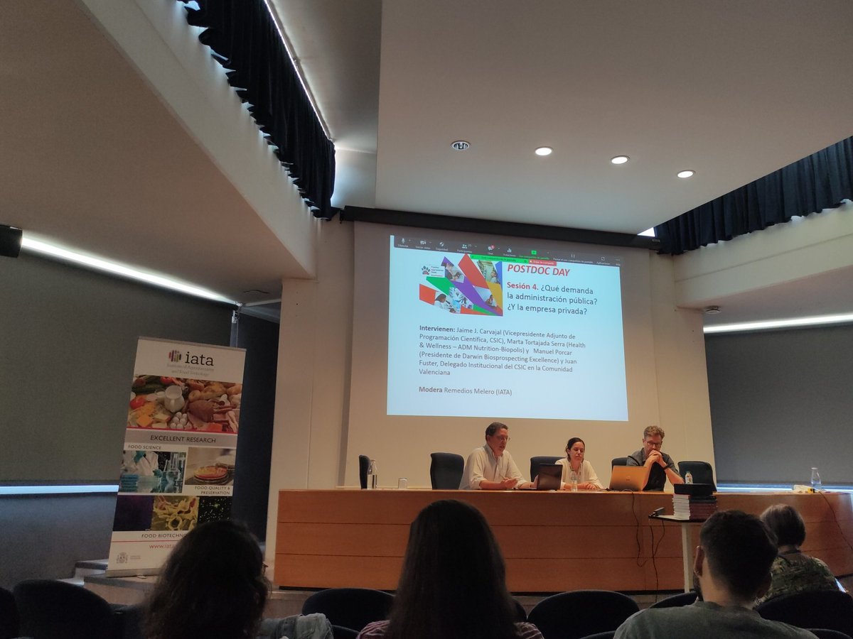 iata_csic's tweet photo. Continuamos en el @iata_csic con la jornada #postdoc #PostdocAppreciationWeek  con la última sesión https://t.co/YJ21CON2uW